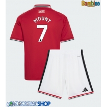 Maglie da calcio Manchester United Mason Mount #7 Prima Maglia Bambino 2026-27 Manica Corta + Pantaloni corti)